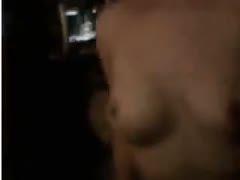 Barely legal honey from my block pokes her wet crack with cucumber